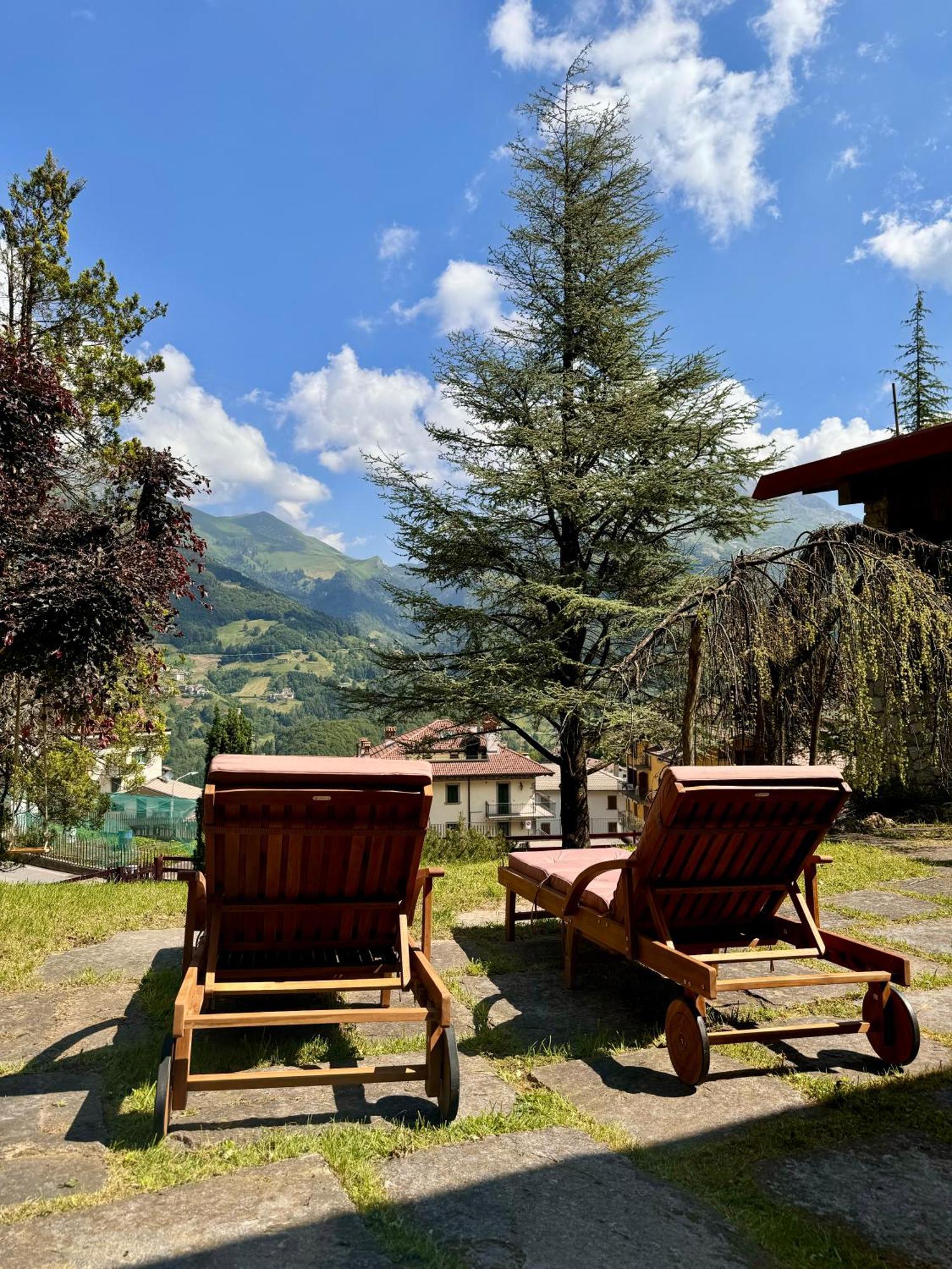 Villa Drago Chalet Oltre il Colle Eksteriør bilde